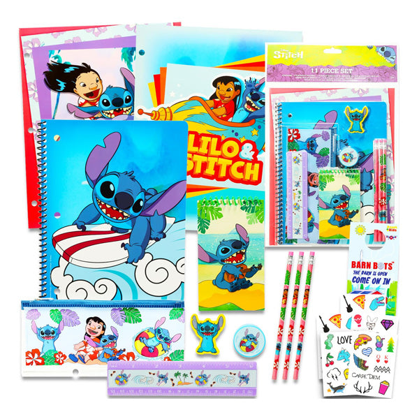 Stitch 11 Piece Stationery Set