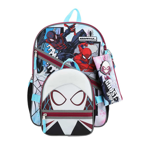 Spider-Man 5pc Backpack Set