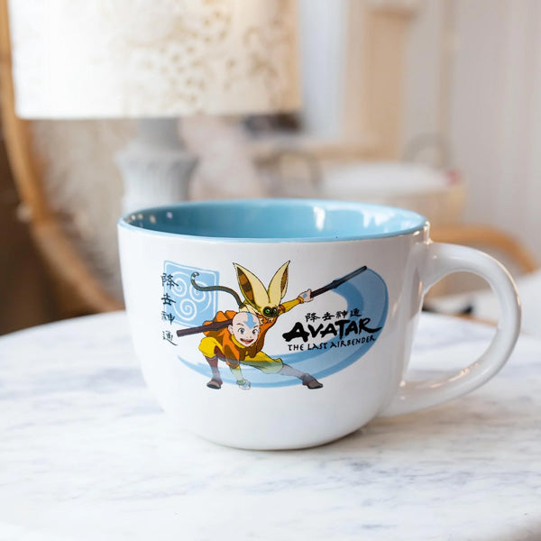 Avatar Aang and Momo Soup Mug