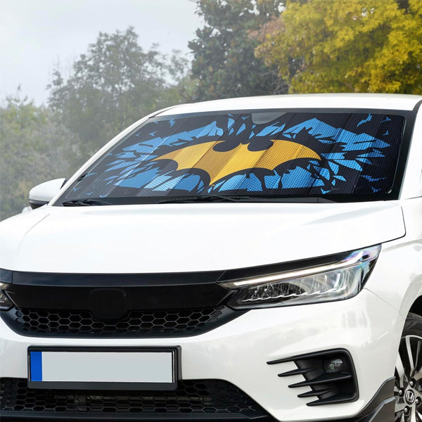 Batman Shattered Auto Sunshade