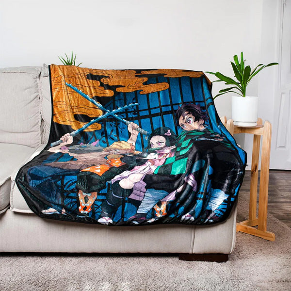 Demon Slayer Key Art Blanket