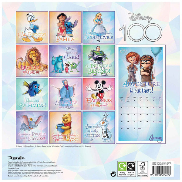 Disney 100 Year Calendar 2024 Trinidad and Tobago — Fan Zone