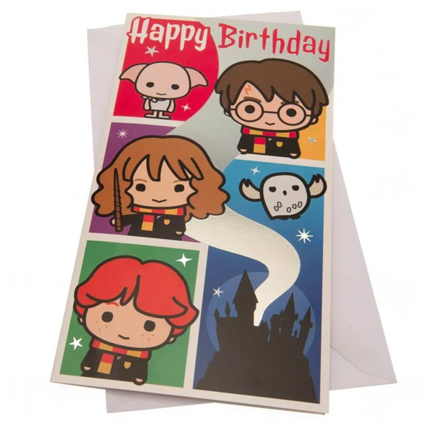 Harry Potter Chibi Birthday Card