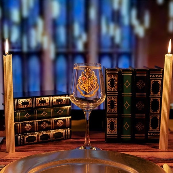 Harry Potter Hogwarts Crest Glass