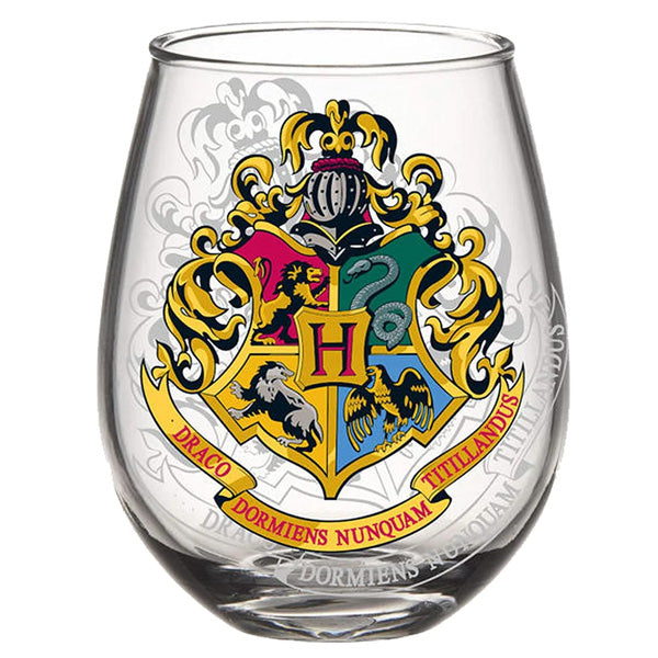 Harry Potter Hogwarts Stemless Wine Glass