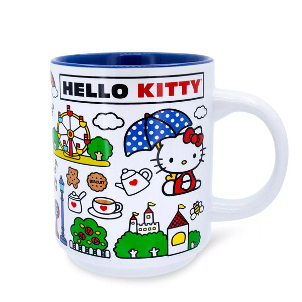 Hello Kitty Map Ceramic Mug