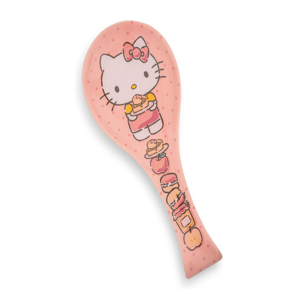 Hello Kitty Stacked Snacks Ceramic Rest Holder Spoon