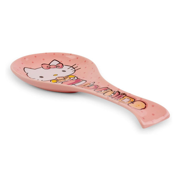 Hello Kitty Stacked Snacks Ceramic Rest Holder Spoon