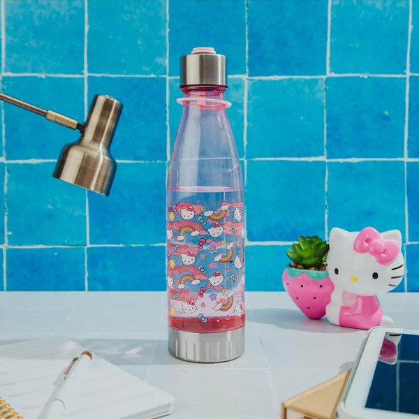 Hello Kitty Pastel Star Toss Print Water Bottle