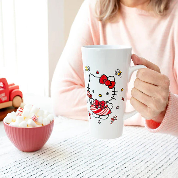 Hello Kitty Candy Cane Ceramic Mug