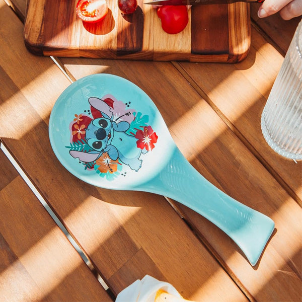 Lilo & Stitch Hibiscus Flowers Spoon Rest Holder