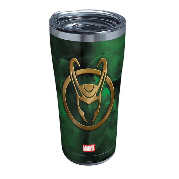 Loki Green Crest Tervis Travel Mug