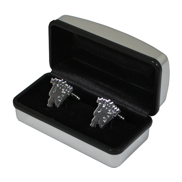 Manchester United FC Chrome Cufflink