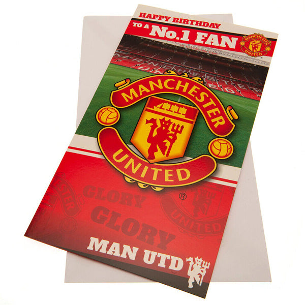 Manchester United FC No1 Fan Birthday Card