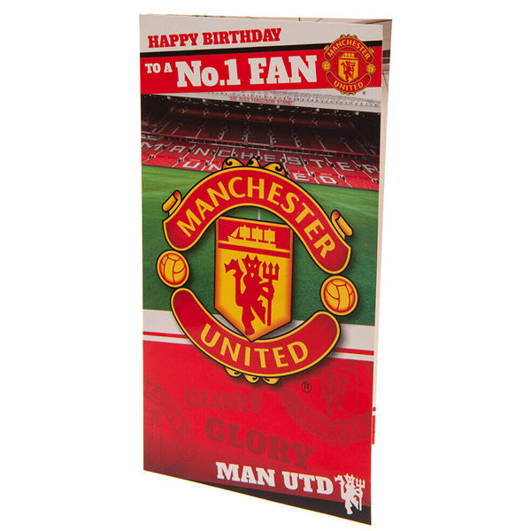 Manchester United FC No1 Fan Birthday Card