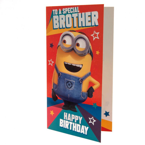 Minions Brother Birthday Card