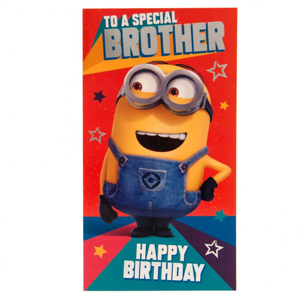 Minions Brother Birthday Card