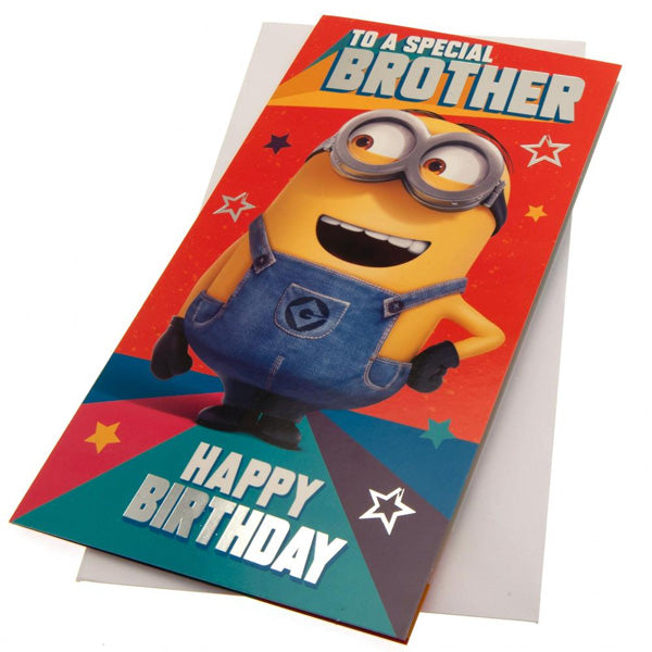 Minions Brother Birthday Card