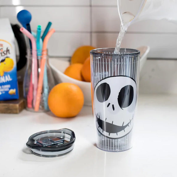 Nightmare Before Christmas Jack Skull Plastic Tumbler