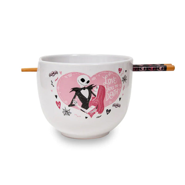 Nightmare Before Christmas Ramen Bowl and Chopsticks