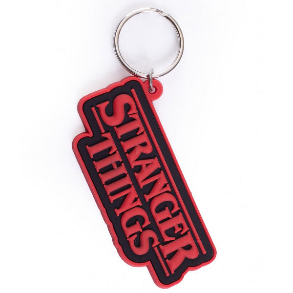 Stranger Things Logo PVC Keychain