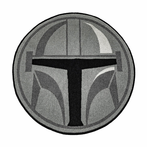 Star Wars Mandalorian Helmet Round Rug