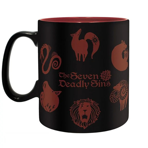 Seven Deadly Sins Symbols Mug