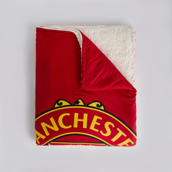 Manchester United Sherpa Fleece Blanket