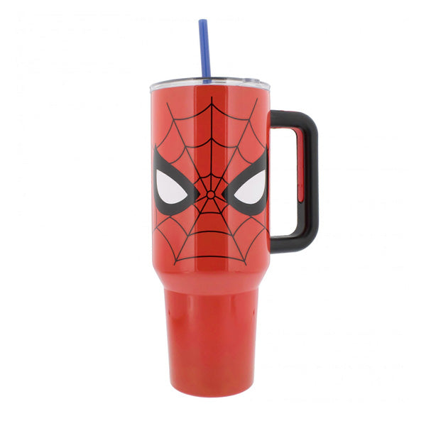 Spiderman Mask and Logo Stainless Steel Tumbler