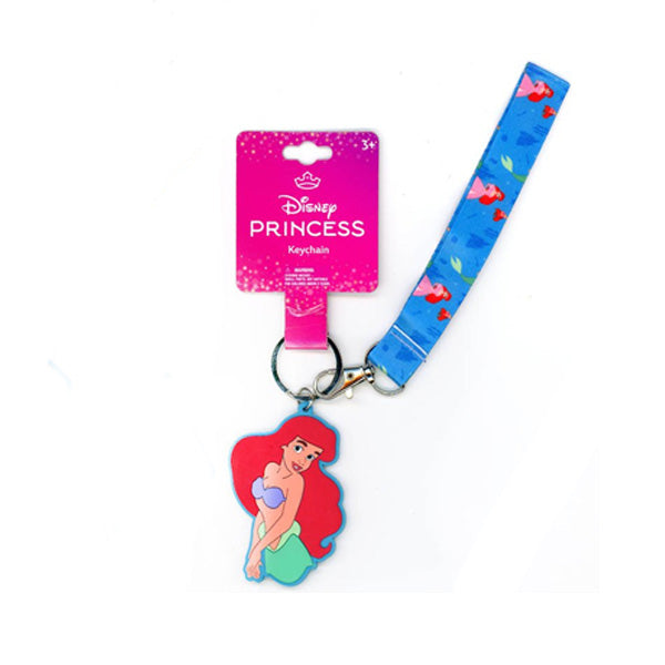 Princess Ariel Lanyard with Rubber Keychain