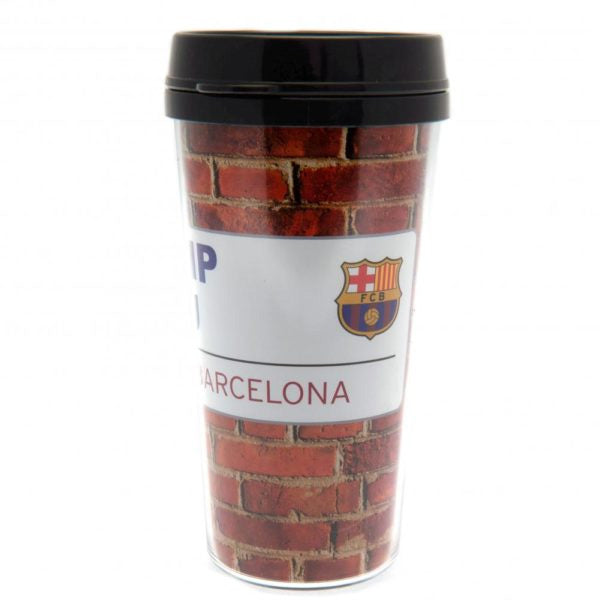 Barcelona Street Sign Travel Mug