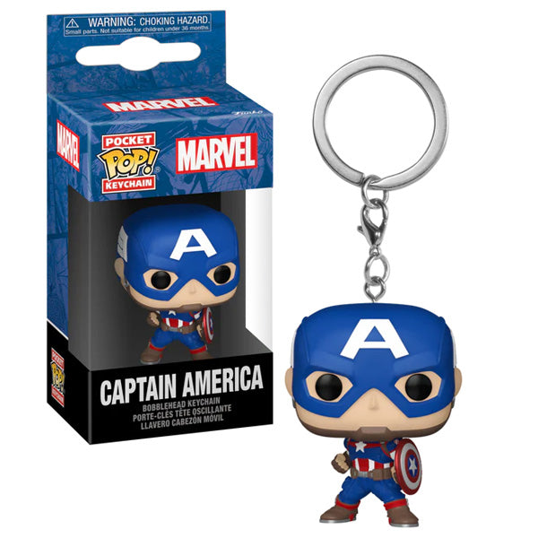 Captain America Pop Keychain