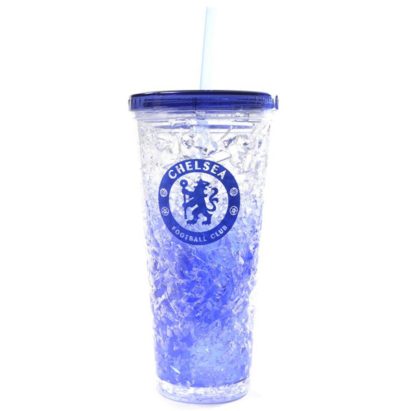 Chelsea FC Freezer Cup with Straw