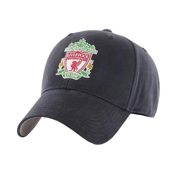 Liverpool FC Black Cap Embroidered Crest