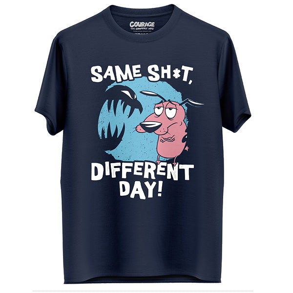 Courage the Dog Different Day T-Shirt