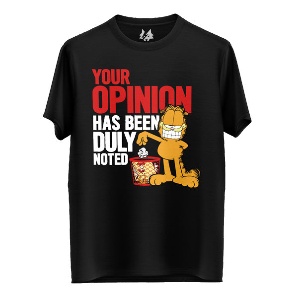 Garfield Opinion Noted T-Shirt