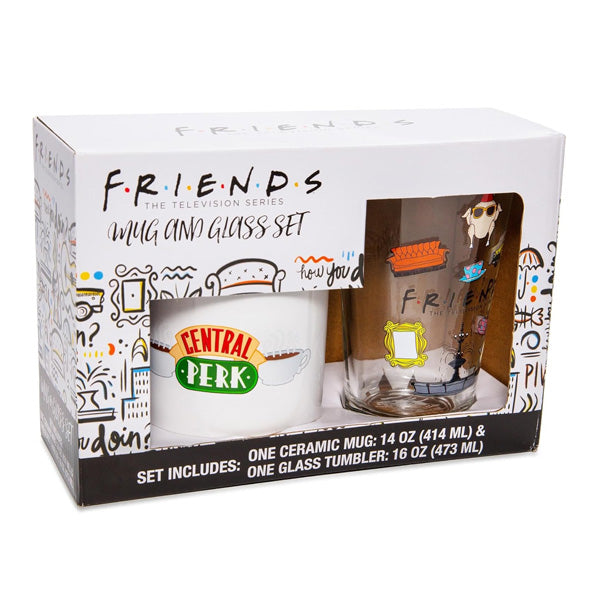 Friends Mug and Glass Set