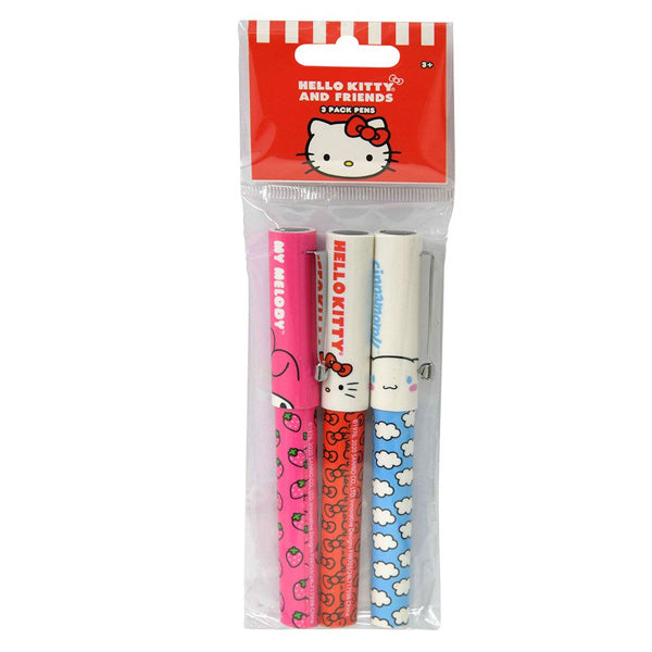 Hello Kitty 3 Pack Pen Set