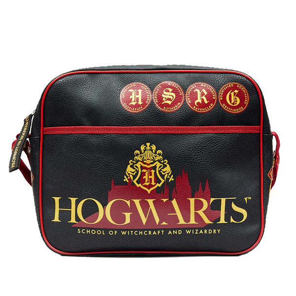 Harry Potter Hogwarts Black Messenger Bag