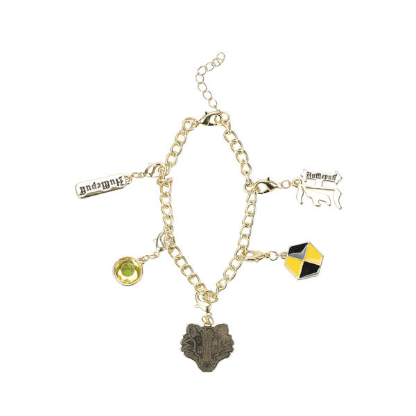 Harry Potter Hufflepuff Multi Charm Bracelet