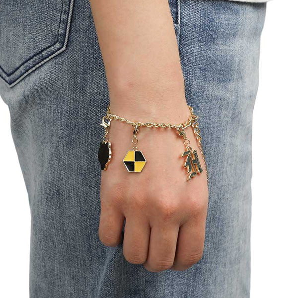 Harry Potter Hufflepuff Multi Charm Bracelet