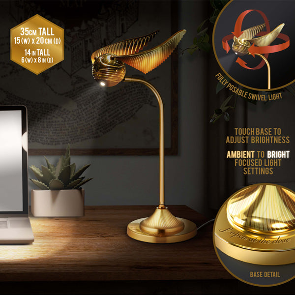 Harry Potter Golden Snitch Desk Lamp