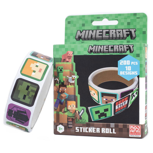 Minecraft 200pc Sticker Roll