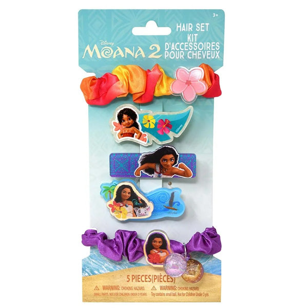 Moana 5 Piece Hair Accessories Set