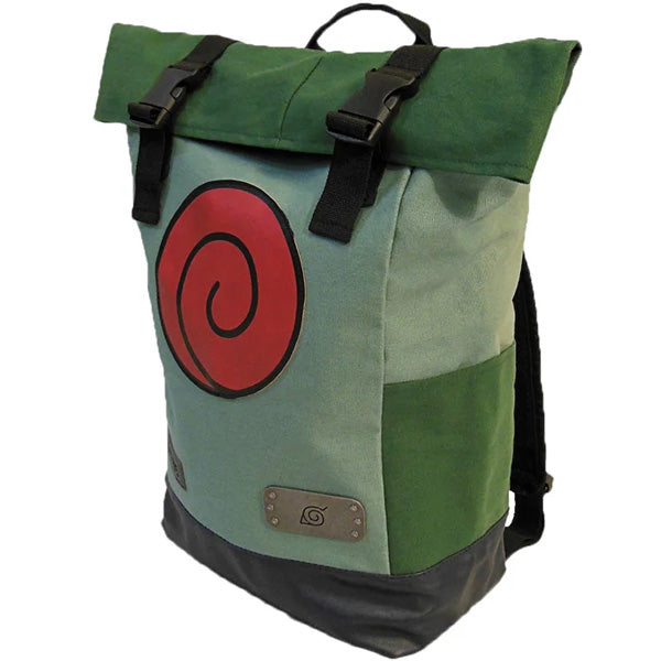 Naruto Roll Top Laptop Canvas Backpack