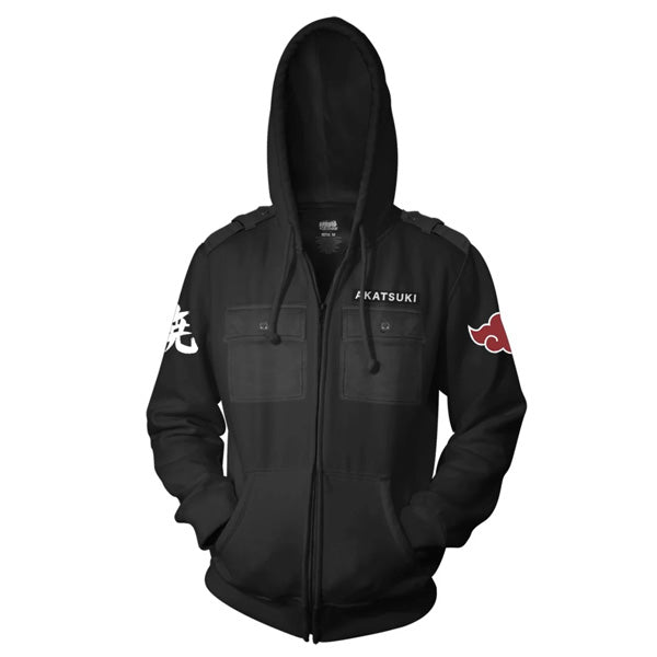 Naruto Akatsuki Military Zip Hoodie