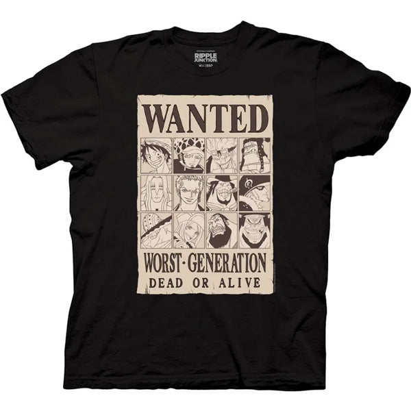 One Piece Worst Generation Most Wanted T-Shirt