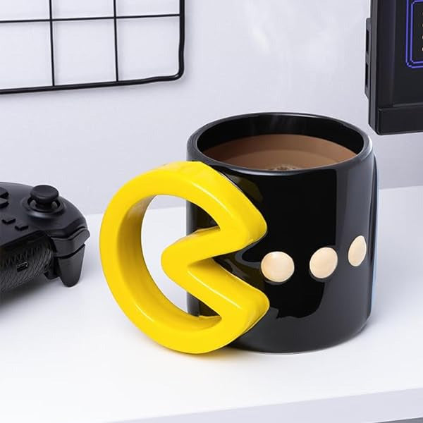 Pac Man Shaped Mug