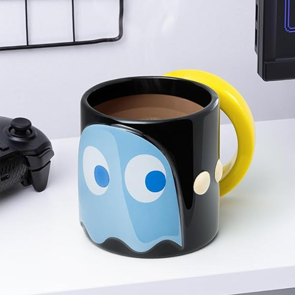 Pac Man Shaped Mug