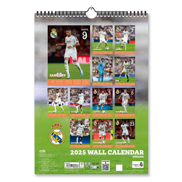 Real Madrid FC Calendar 2025